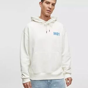 Mode of One MO1 Graphic Print Hoodie w/Kangaroo Pocket Men's Sweatshirt NWT XL